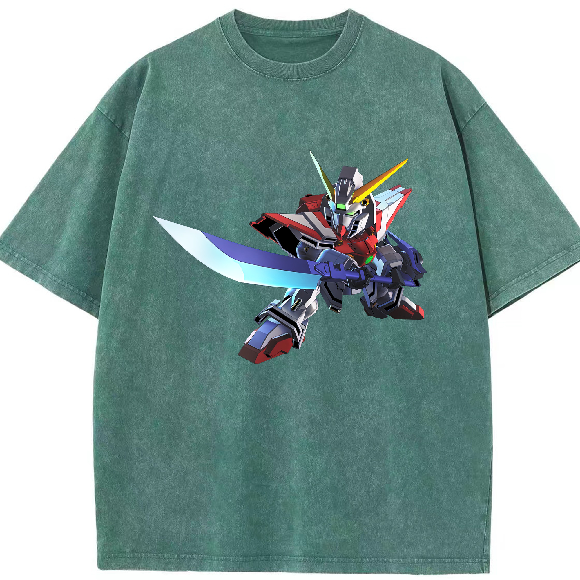 （画像用） 機動戦士ガンダム Mobile Suit Gundam 綿100% ヴィンテージ風 半袖Tシャツ（フロントプリント）